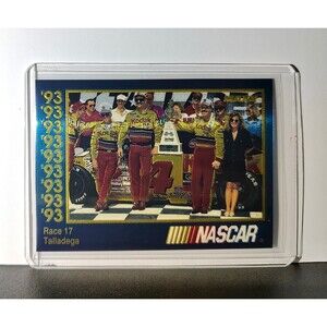 Race 17 Talladega YR 1993 Maxx Premier Plus Racing #196 NASCAR Card